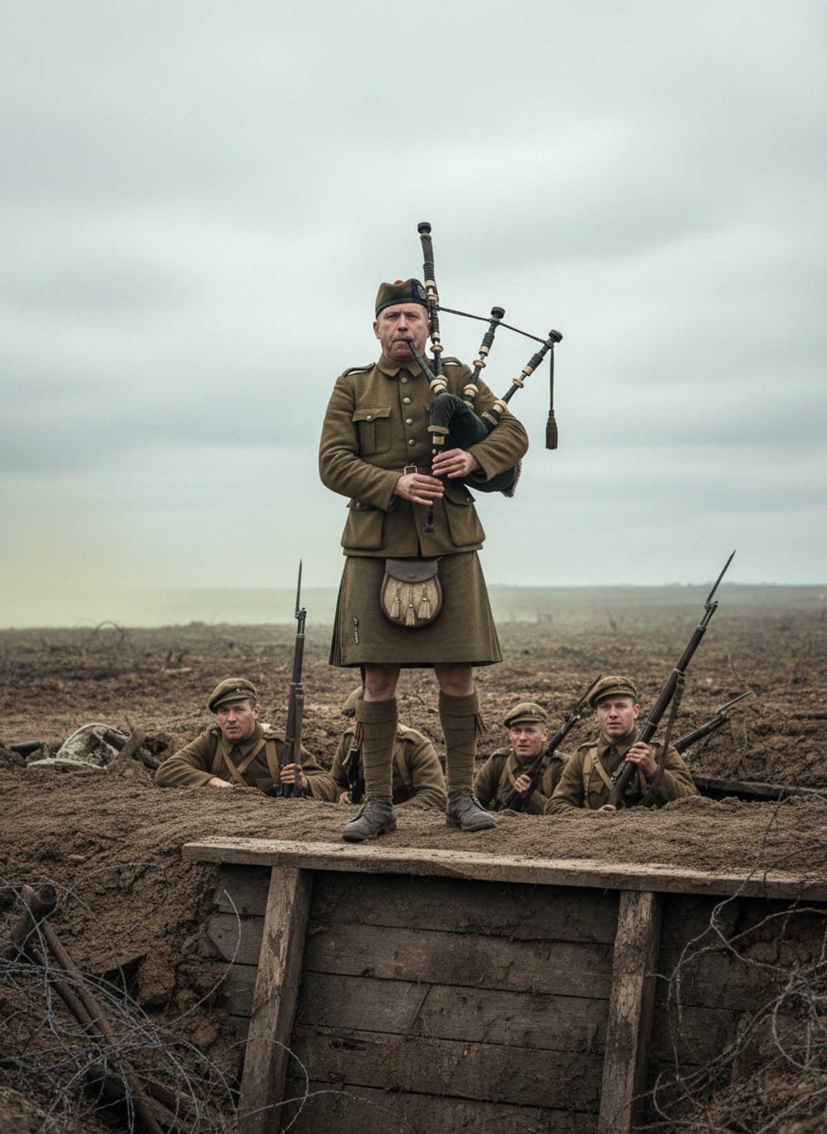 When Piper Laidlaw Played Into No Man's Land, 1915