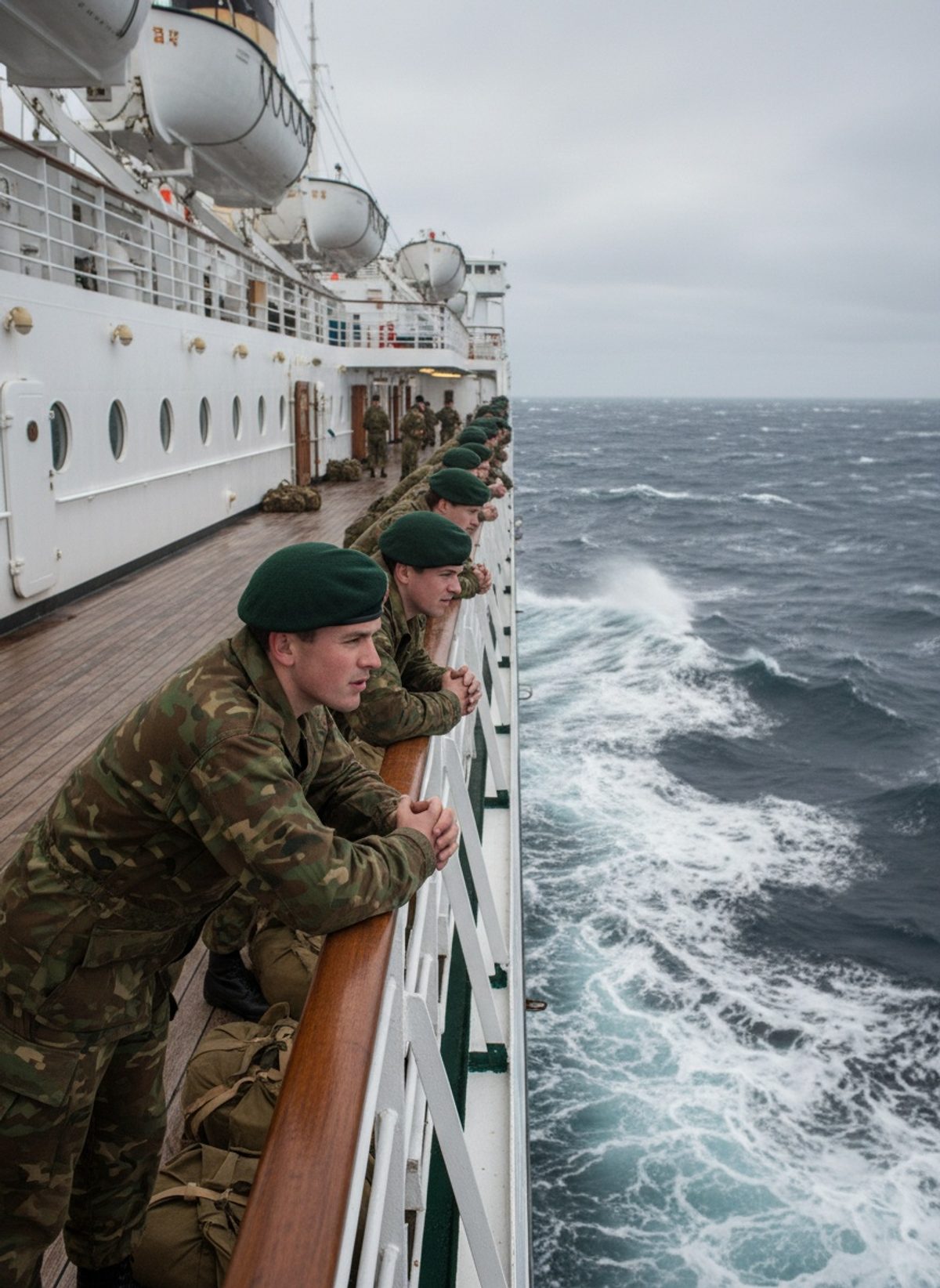 When the Great White Whale Carried 3 Commando Brigade to War, 1982