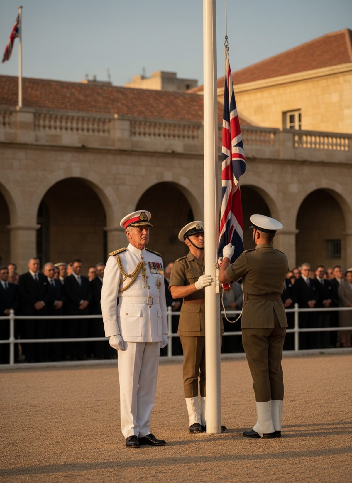 When the Last Governor Handed Cyprus a Flag, 1960