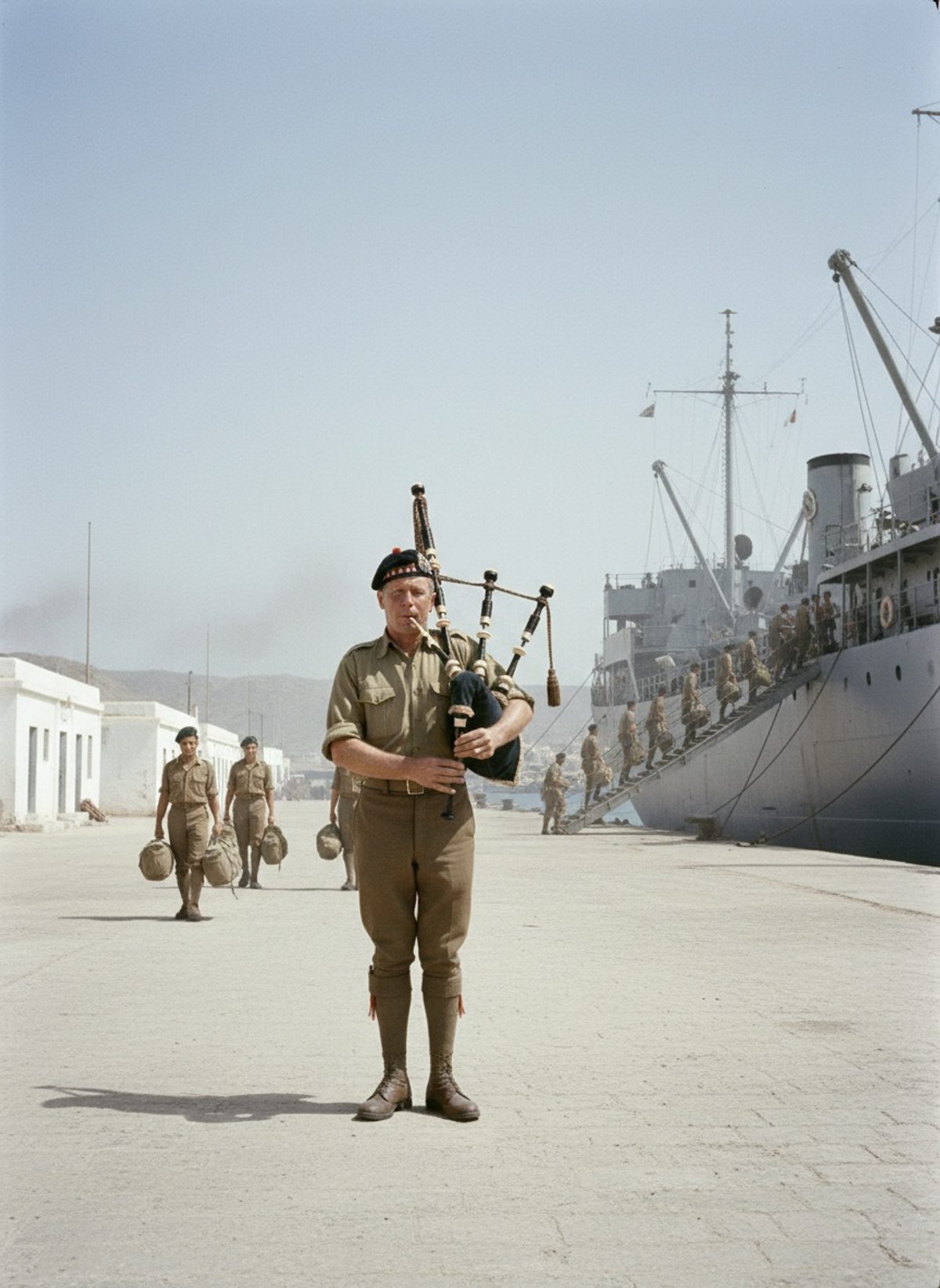 When the Last Pipe Major Played Aden Into Silence, 1967