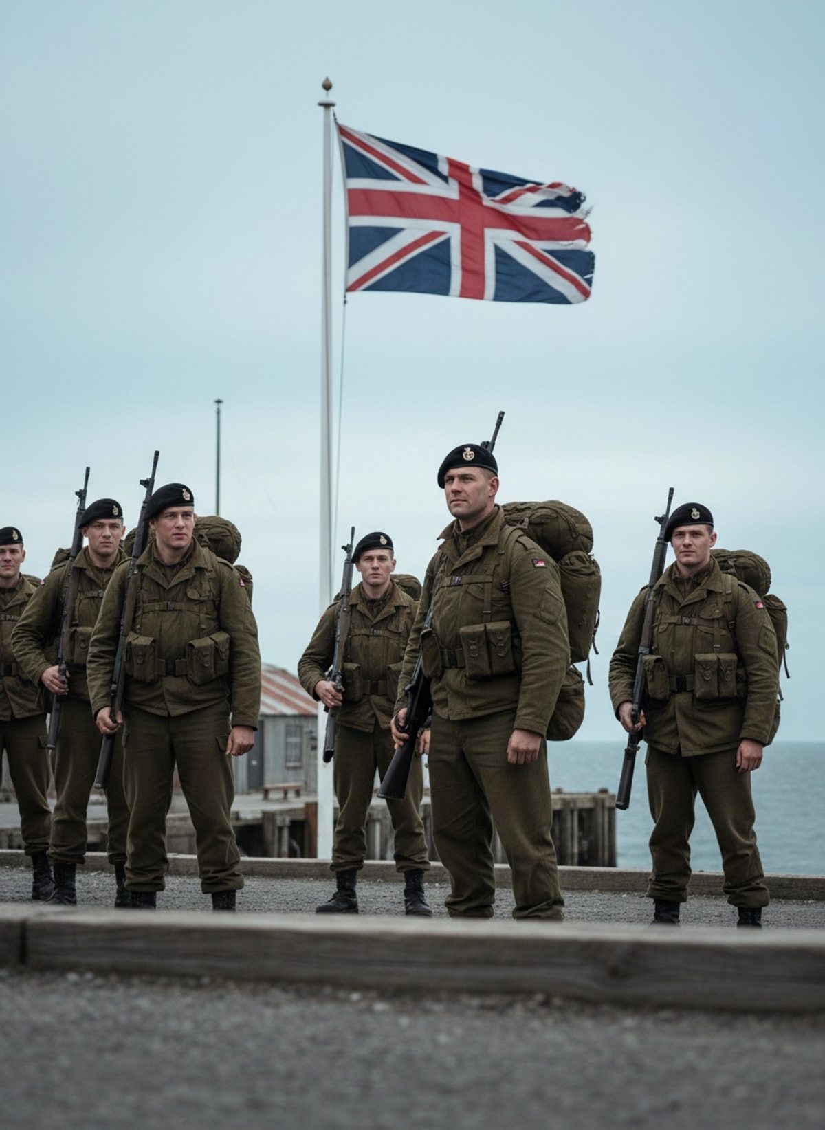 When the Last Welsh Guardsman Left Port Stanley, 1982