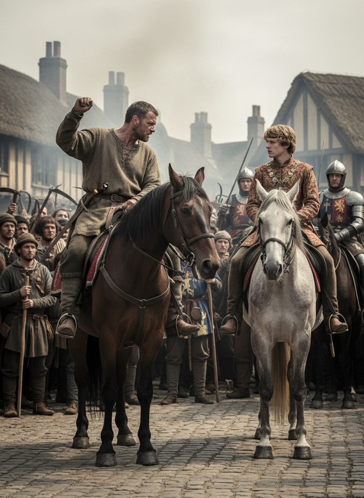 When Wat Tyler Faced the King in Smithfield, 1381