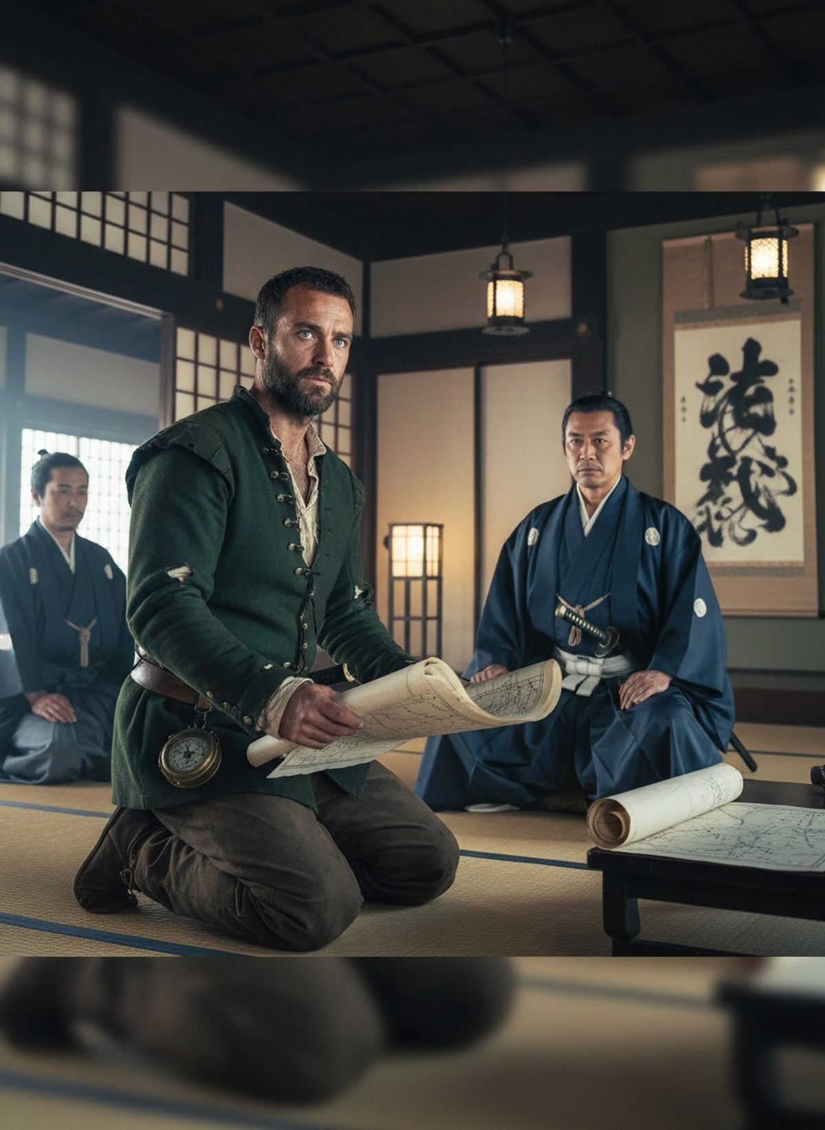 When William Adams Charted Japan's Coast for England, 1600
