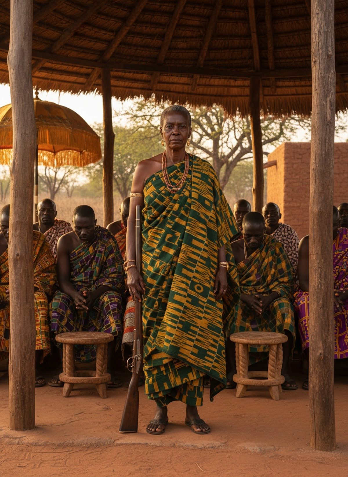 Yaa Asantewaa Stood Before the Chiefs. They Looked Away.