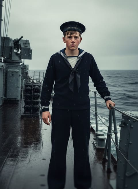 He Was Fourteen. The Navy Gave Him a Gun.