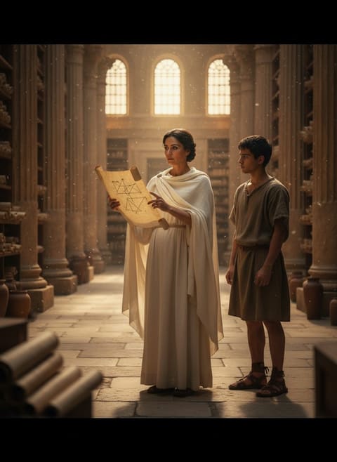 Hypatia's Student Crossed the Desert to Save Her Books