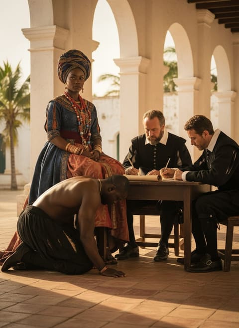 Nzinga Mbande Walked Into the Meeting. There Was No Chair.