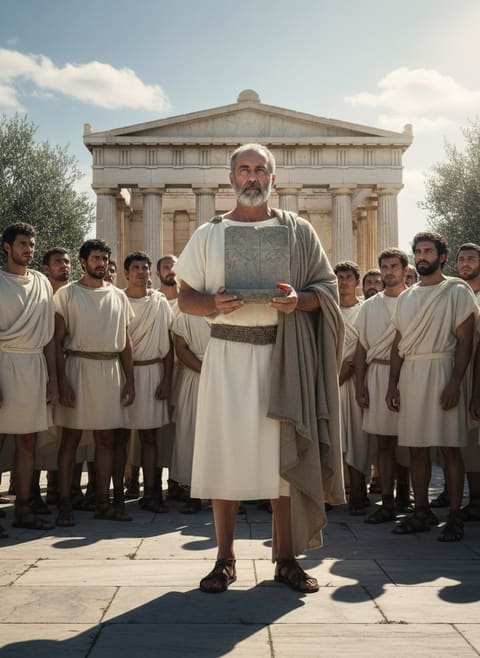 Solon Was Given the Laws. He Gave Them Back.
