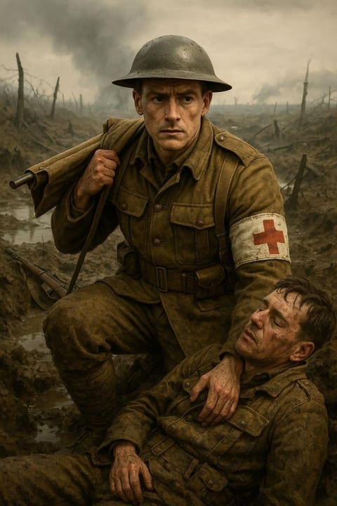 The Day a British Stretcher-Bearer Refused an Order to Save Lives