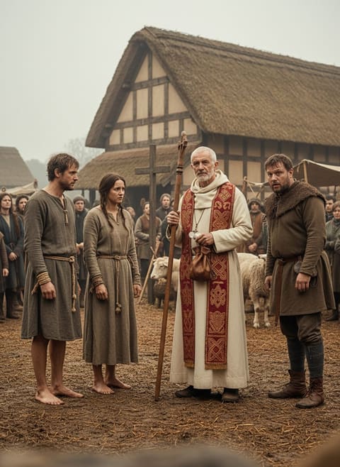The Day a Saxon Abbott Knelt and Bought a Stranger's Freedom