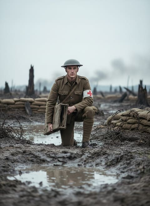 The Day a Stretcher-Bearer Refused to Stop at the Wire