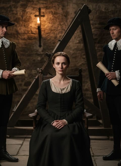 The Day a Tudor Lady Chose the Fire Over the Lie