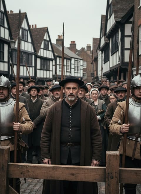 The Day a Tudor Printer Chose the Flames Over a Lie