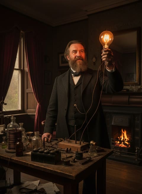 The Day a Widow's Son Lit Up the Victorian Night