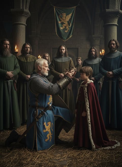 The Day a Young Prince Knelt and Refused a Crown