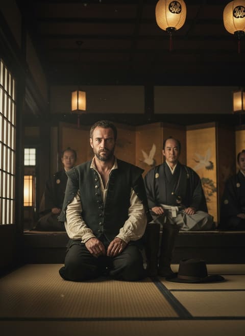 When William Adams Knelt Before a Shogun, 1600
