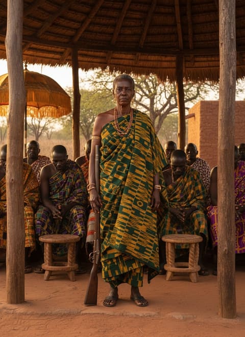 Yaa Asantewaa Stood Before the Chiefs. They Looked Away.